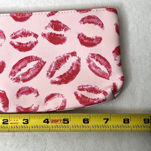 Pink Lipstick Lip Patterned Makeup Bag - Picture 5 of 5